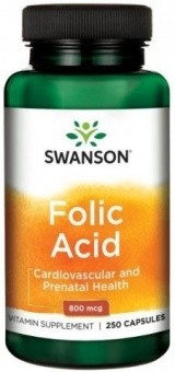 Swanson Folic Acid 800 mcg 
